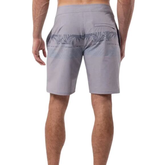 *NWOT Men’s Travis Mathew Treeline Boardshorts Heather Sleet – Sz 42 - Picture 2 of 9